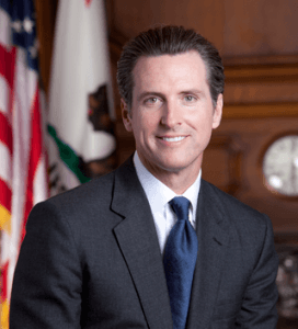 California's Governor Gavin Newsom